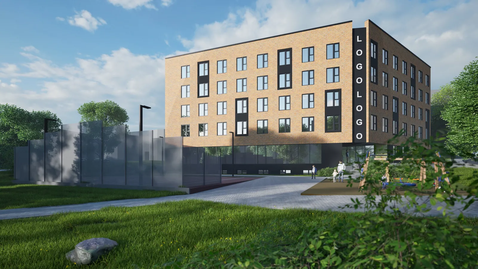 Bendro gyvenimo namai (Bendro gyvenimo namų), Vilnius, Didlaukio g. 67 - vizualizacija 2