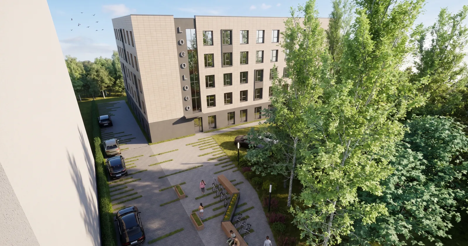 Bendro gyvenimo namai (Bendro gyvenimo namų), Vilnius, Didlaukio g. 67B - vizualizacija 2
