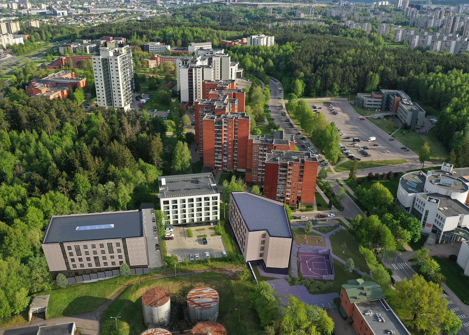 Bendro gyvenimo namai (Bendro gyvenimo namų), Vilnius, Didlaukio g. 67B - vizualizacija 5