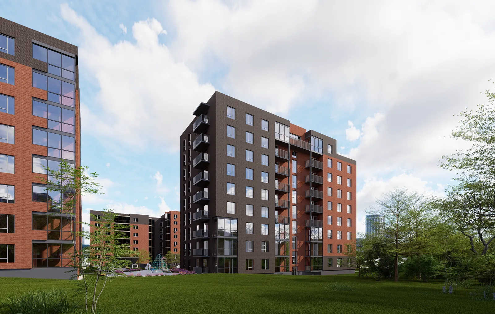 Daugiabutis namas (Daugiabučių), Vilnius, Grigalaukio g. 15 - vizualizacija 1