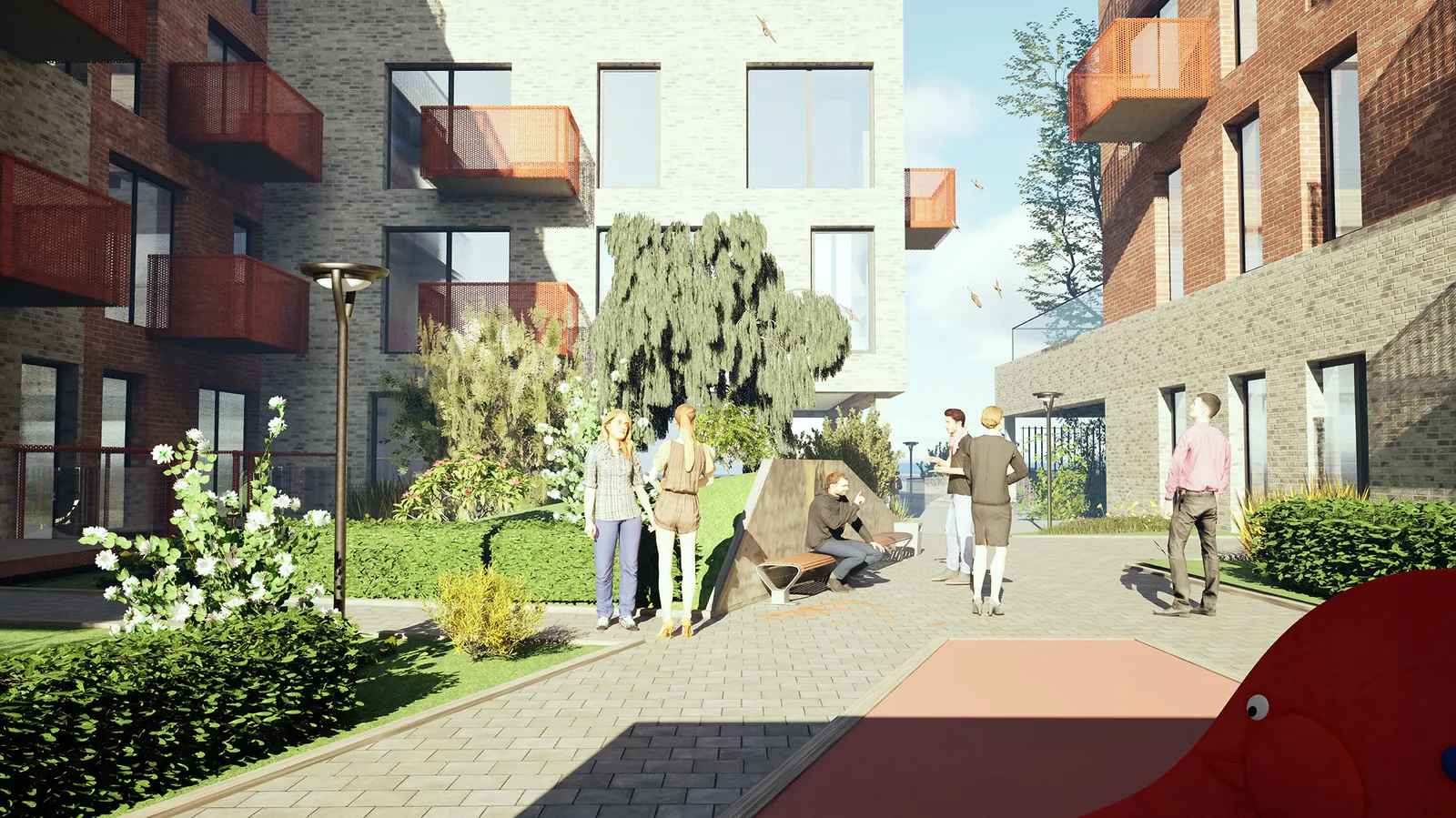 Daugiabutis gyvenamasis namas (Daugiabučių), Vilnius, Maišiagalos g. - vizualizacija 4