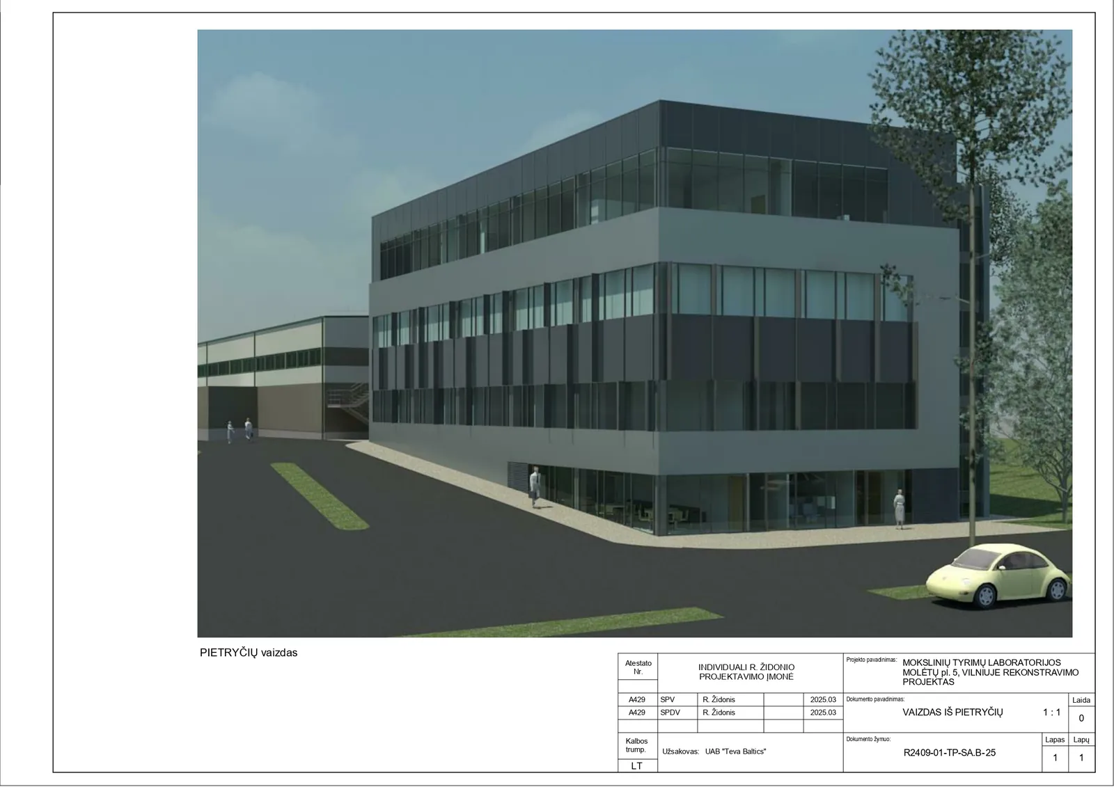 Mokslinių tyrimų laboratorija (Mokslo), Vilnius, Molėtų pl. 5 - vizualizacija 1