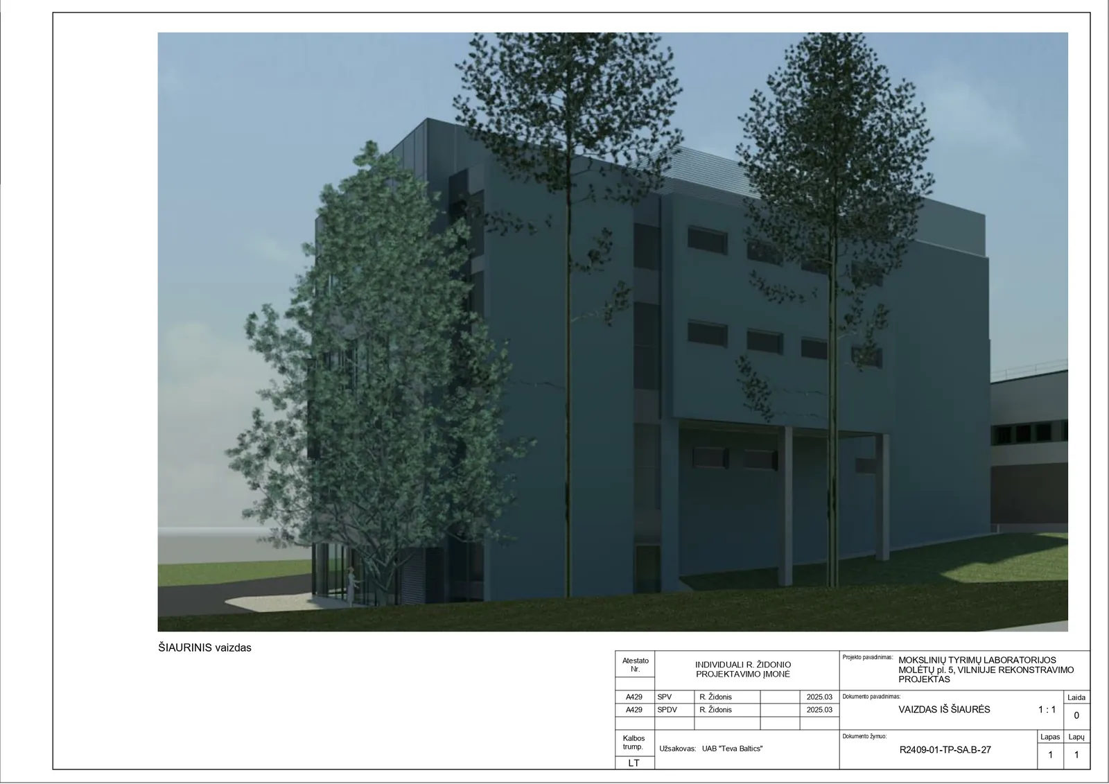 Mokslinių tyrimų laboratorija (Mokslo), Vilnius, Molėtų pl. 5 - vizualizacija 3