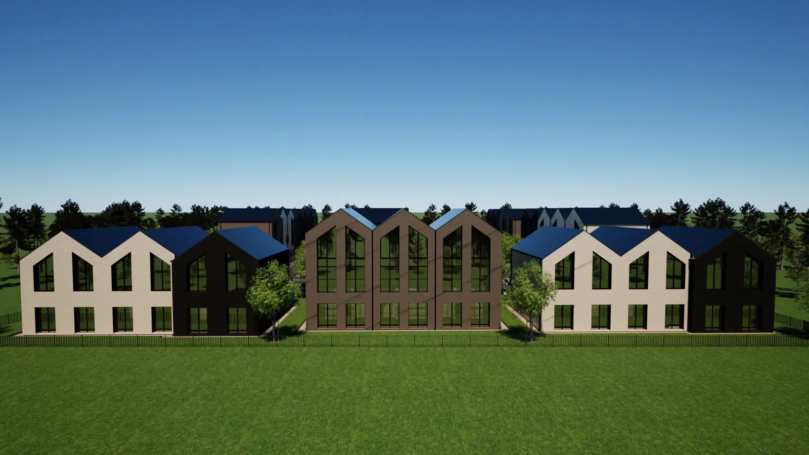 Daugiabutis namas F; Daugiabutis namas E; Daugiabutis namas G (Daugiabučių), Vilnius, Narimanto g. 97 - vizualizacija 1
