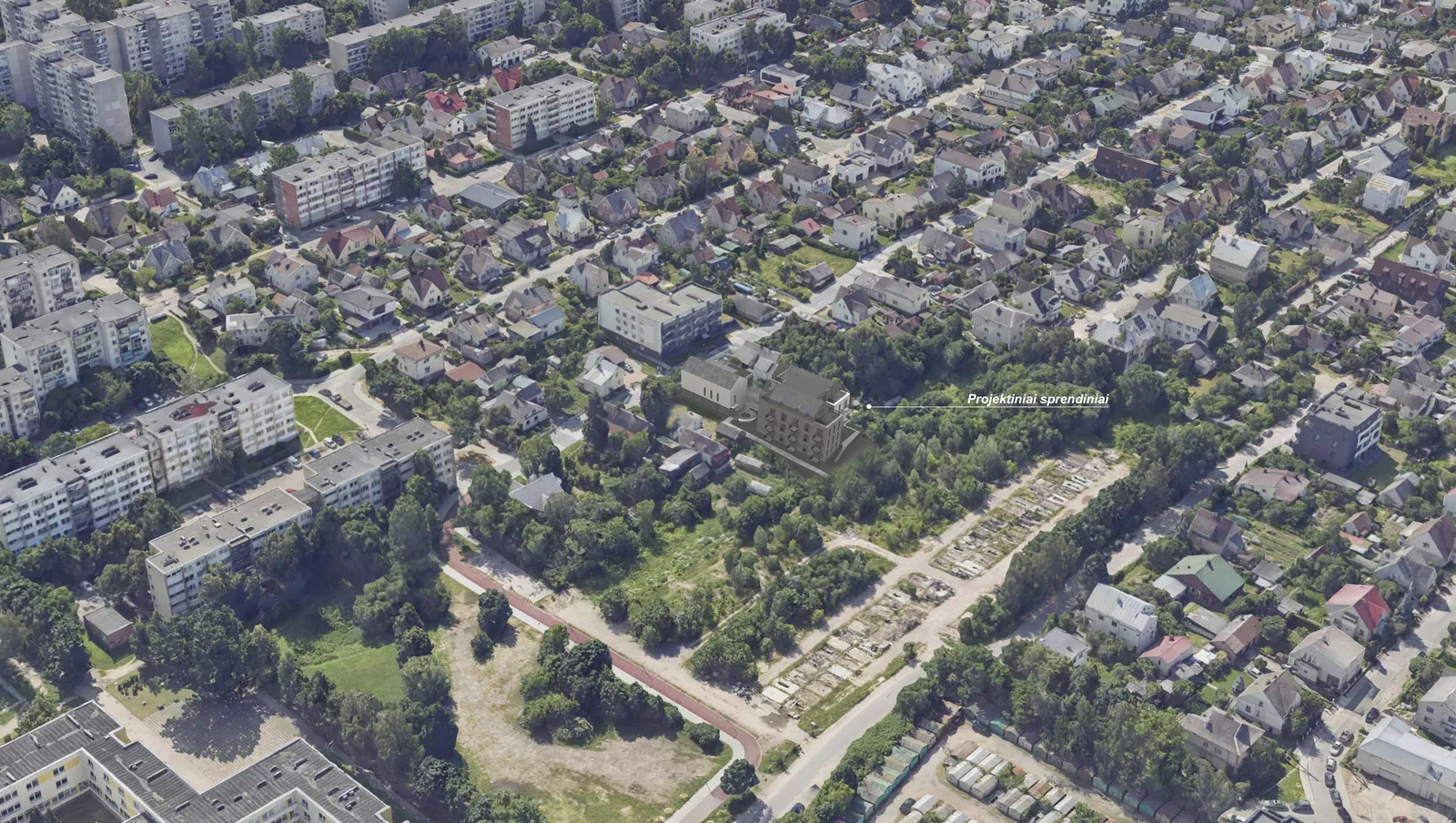 Daugiabutis gyvenamasis namas (Daugiabučių), Vilnius, Širvintų g. 70 - vizualizacija 1