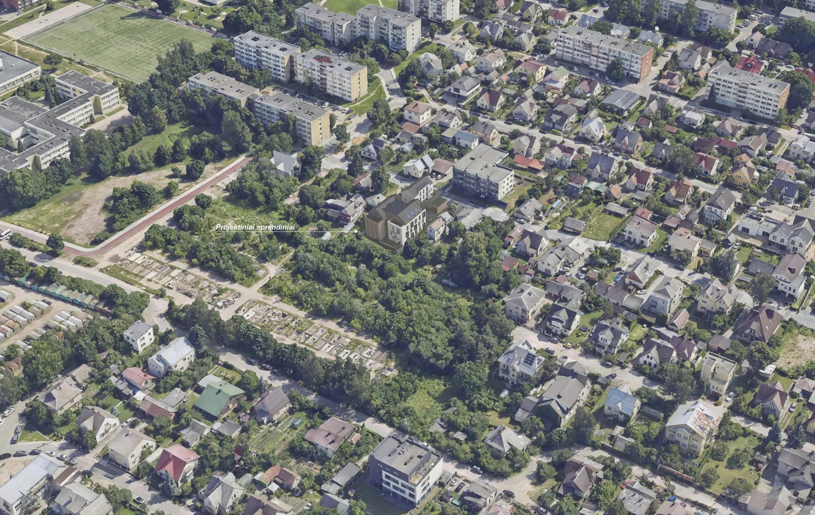 Daugiabutis gyvenamasis namas (Daugiabučių), Vilnius, Širvintų g. 70 - vizualizacija 4